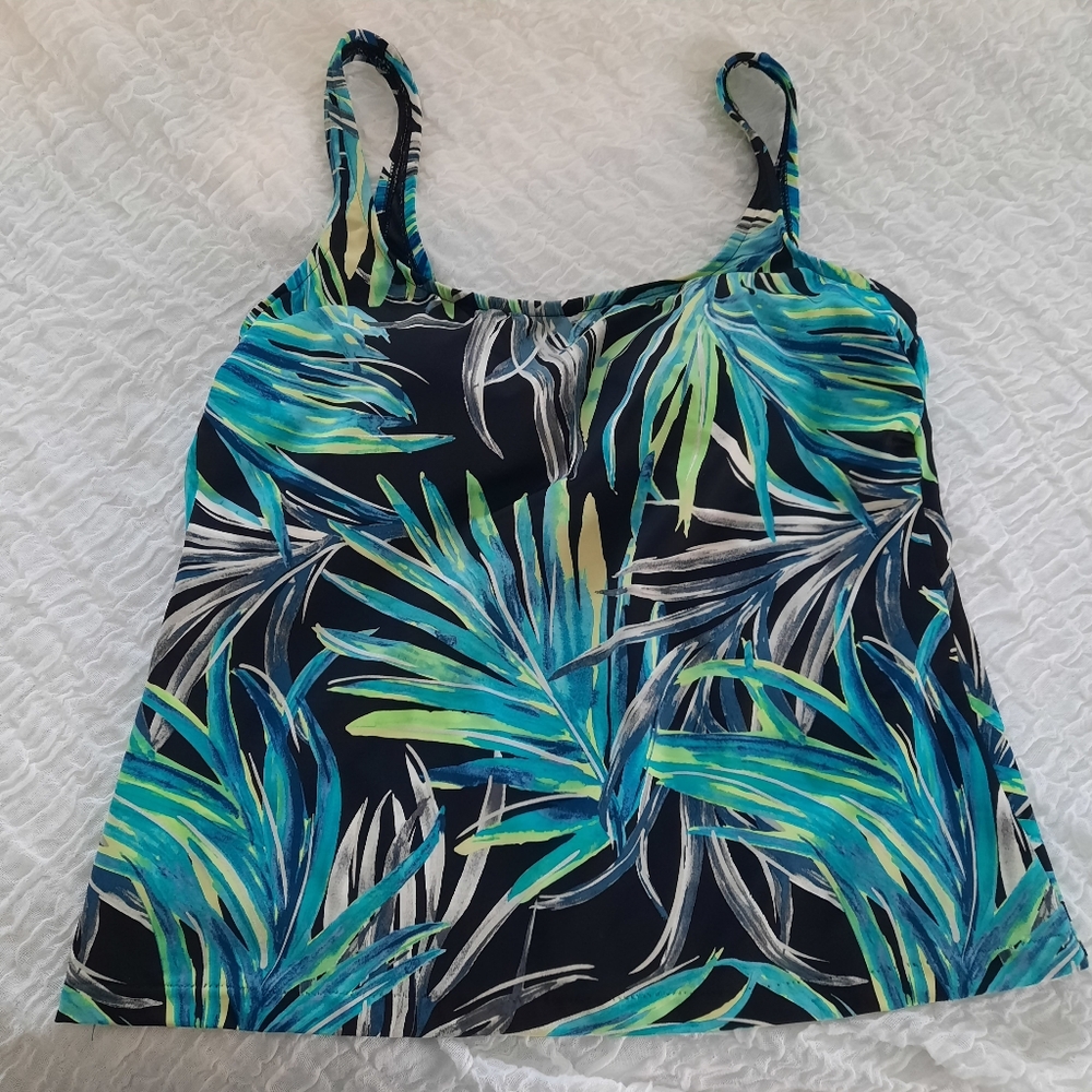 Maxine Of Hollywood Swimsuit Top Size 14
